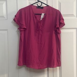 New York & Co. Spring Plum Top